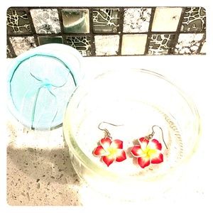 Flower earrings